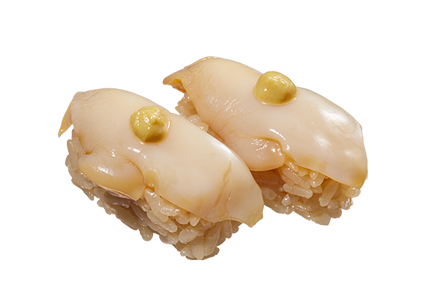 からしで食べる 夏の漬け 島寿司 つぶ貝